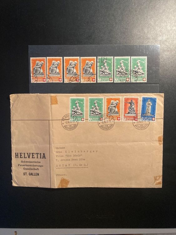 1940 Pro Patria Oblitérés sur Lettre Kaufen auf Ricardo