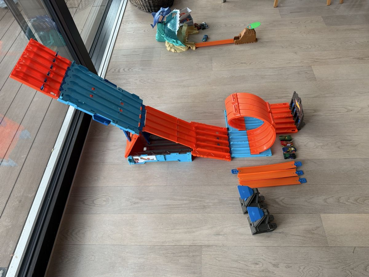 Hot Wheels Track Builder Multi Loop Box Inkl Autos Gebraucht In