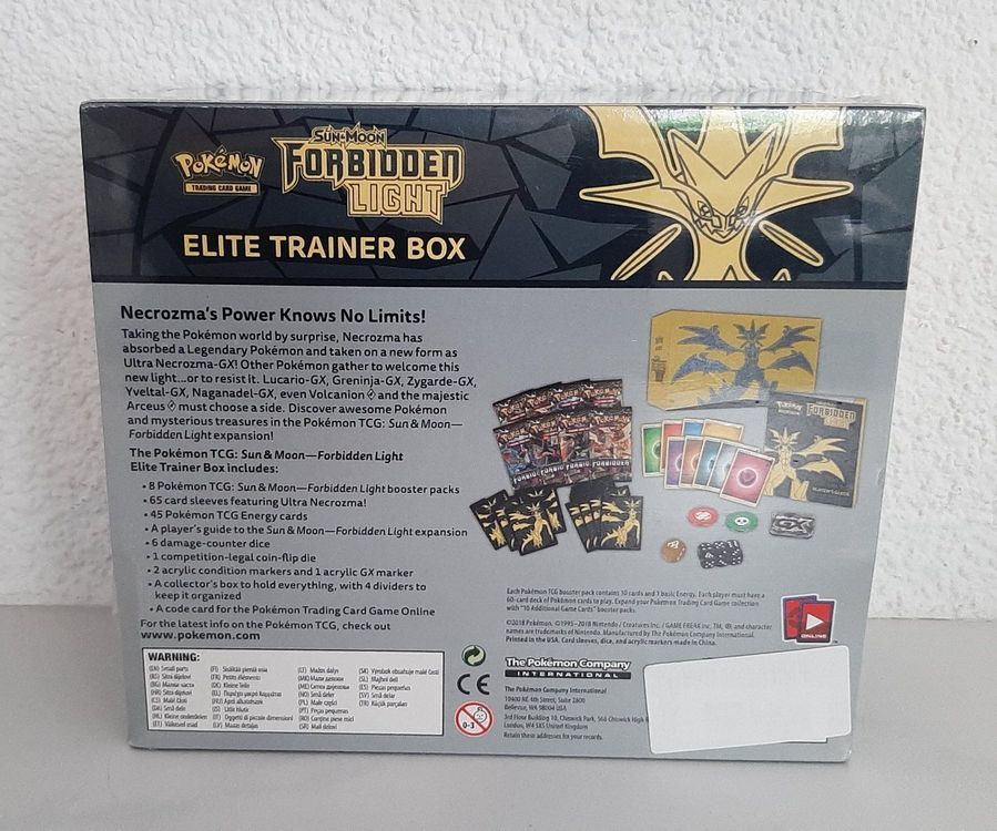 Pokémon Forbidden Light ETB Elite Trainer Box Englisch Kaufen auf