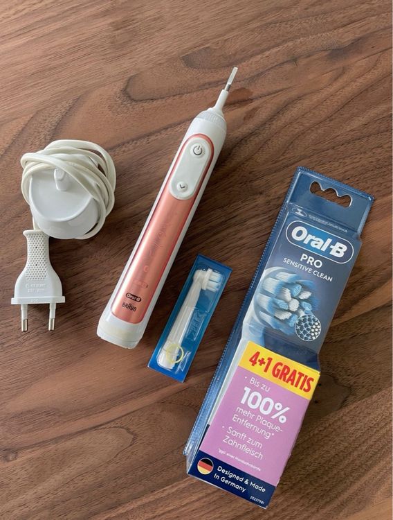 Braun Oral B Genius X Rose Gold Inkl Ersatzzahnb Rsten Kaufen Auf