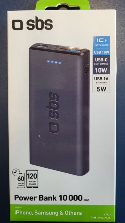 NEU SBS Powerbank Fast Charge 10 000 MAh Und 2 USB Kaufen Auf Ricardo