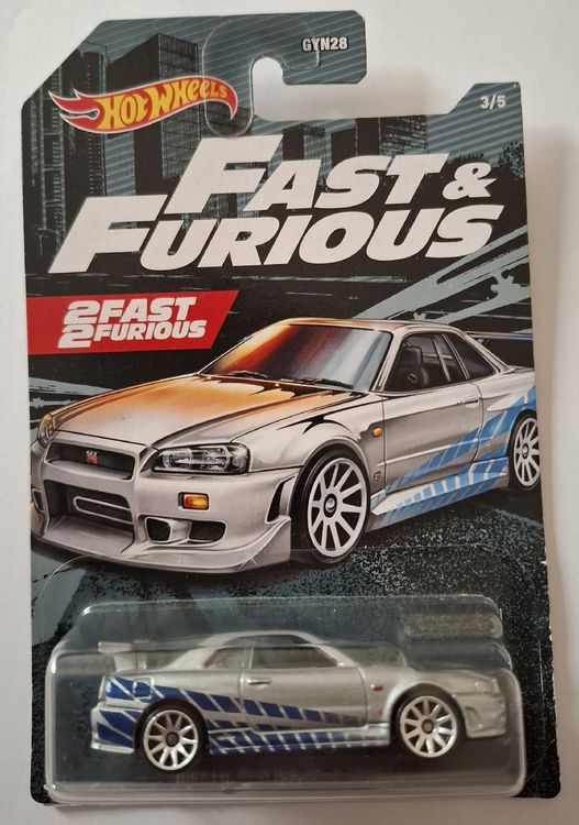 HOT WHEELS NISSAN SKYLINE GT R R FAST FURIOUS Neu gemäss