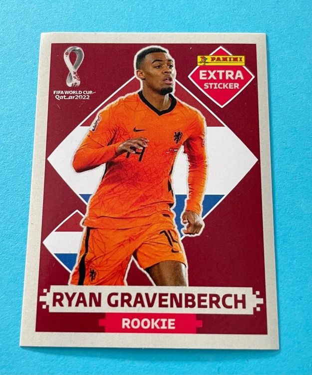 Panini Wm Extra Sticker Ryan Gravenberch Rookie Kaufen Auf Ricardo