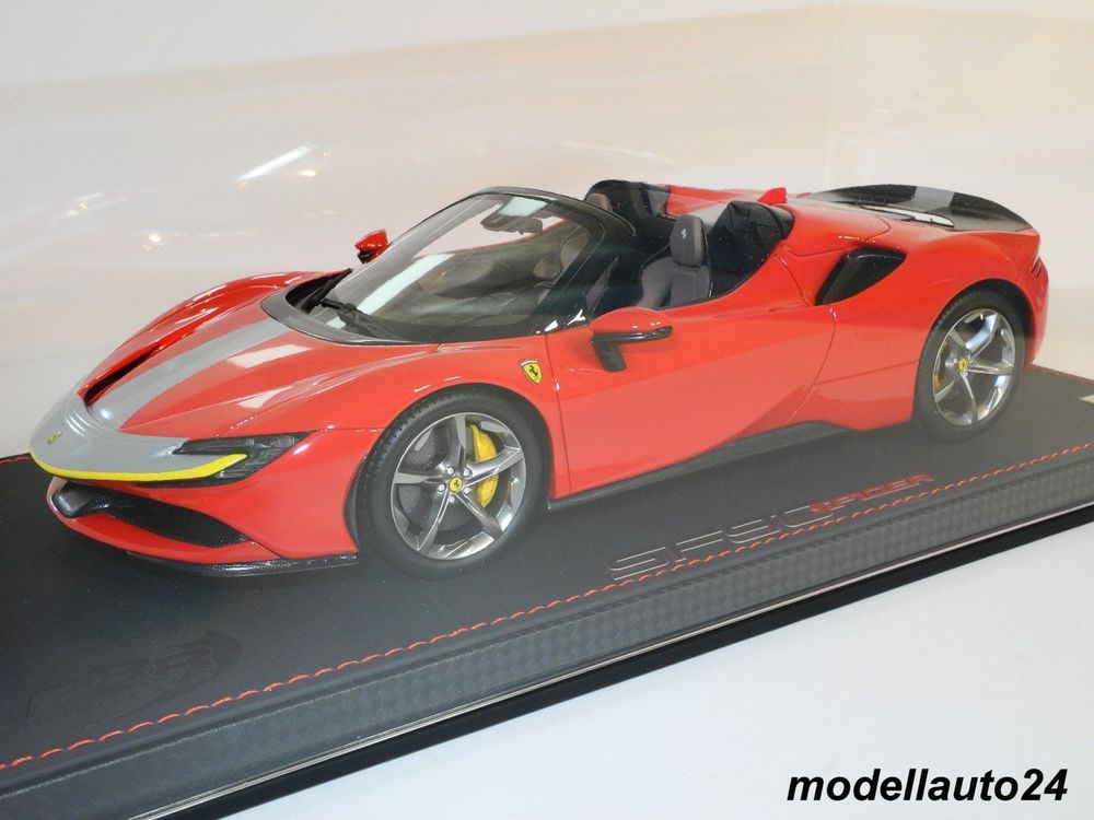 Ferrari SF90 Spider Pack Fiorano 2021 Rosso Corsa BBR 1 18 Kaufen