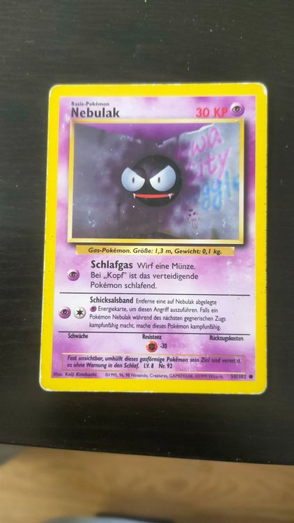 Nebulak Pokemon Basis Kaufen Auf Ricardo