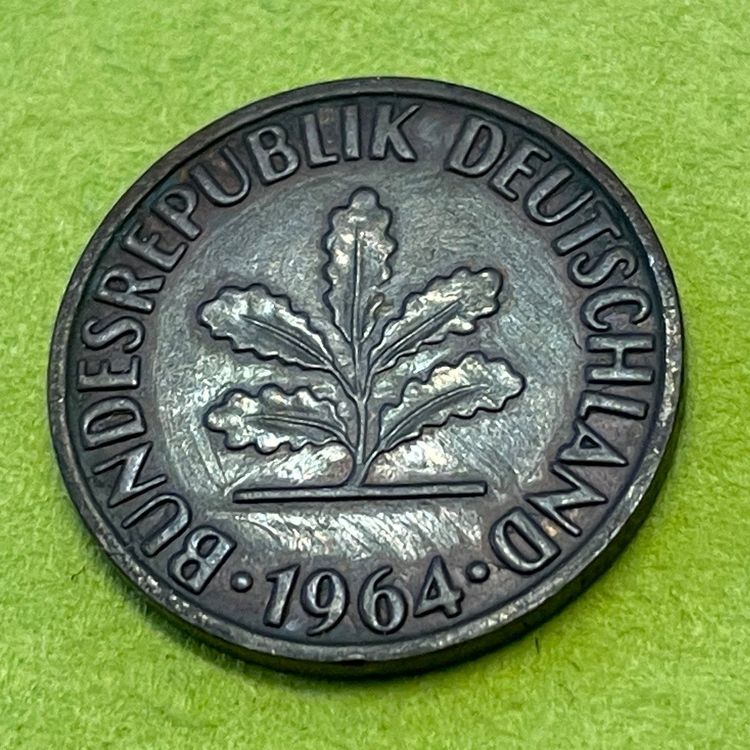 2 Pfennig 1964 F BRD sehr schön Kaufen auf Ricardo