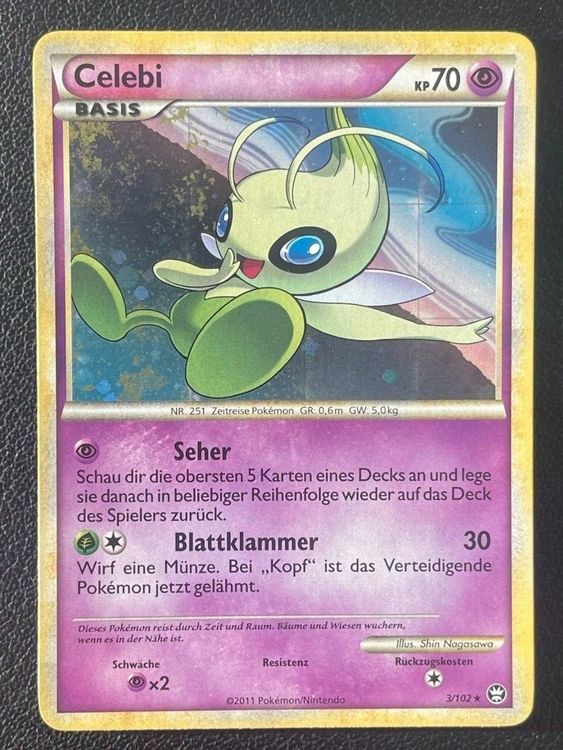 Celebi Holo Rare Pok Mon Hs Triumphant Kaufen Auf Ricardo