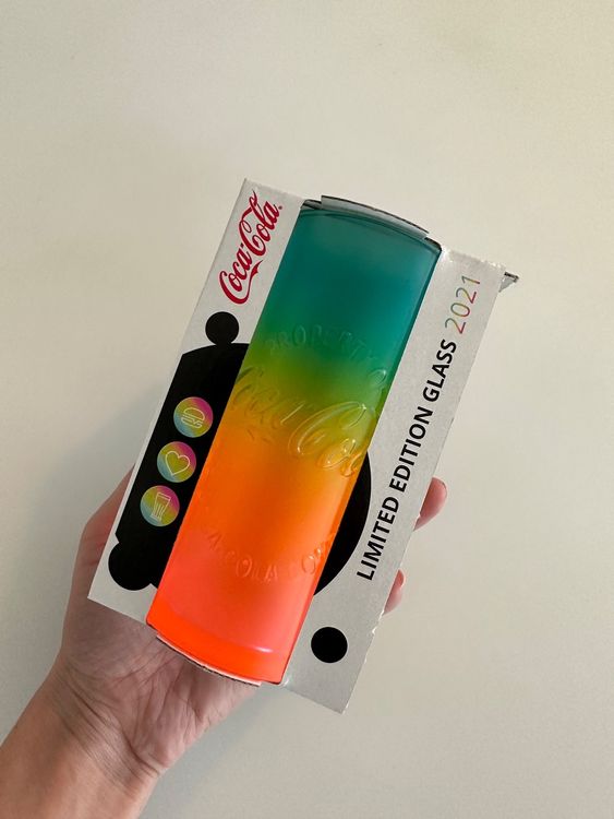 Coca Cola Glas Rainbow Kaufen Auf Ricardo