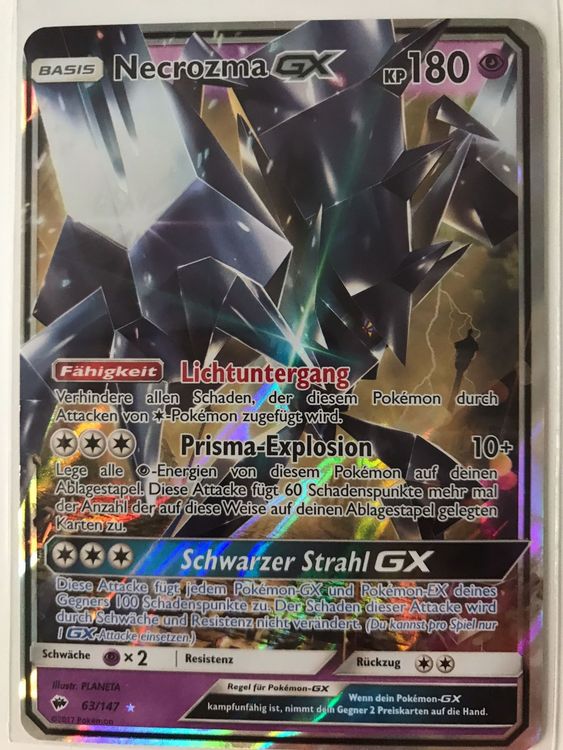 Necrozma Gx Pokemon Karte Kaufen Auf Ricardo