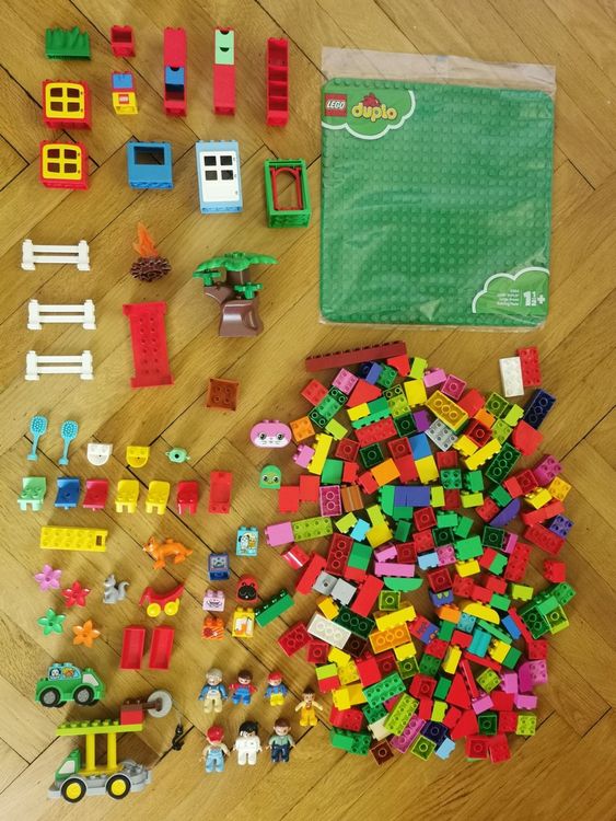 Grosse Duplo Sammlung Mit Platte Tiere Figuren Steine Kaufen