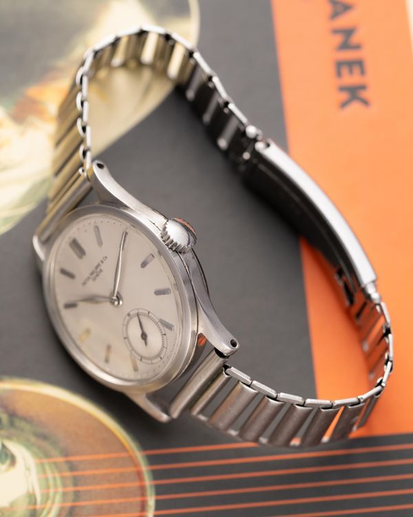 Patek Calatrava Ref Steel Gay Frere Bracelet With Extract Gebraucht