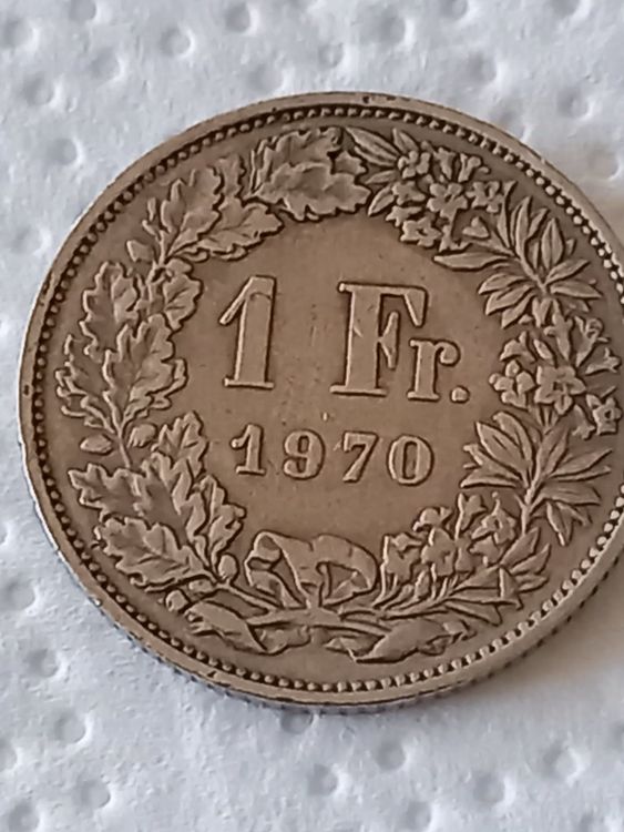 1 Schweizer Franken 1970 ABART Kaufen Auf Ricardo