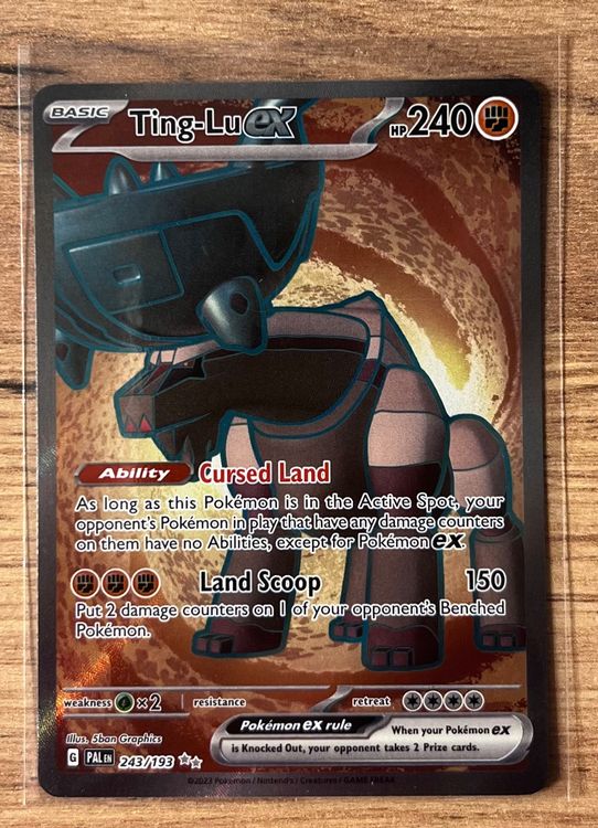 Ting Lu Ex Full Art Pokemon Paldea Evolved Kaufen Auf Ricardo