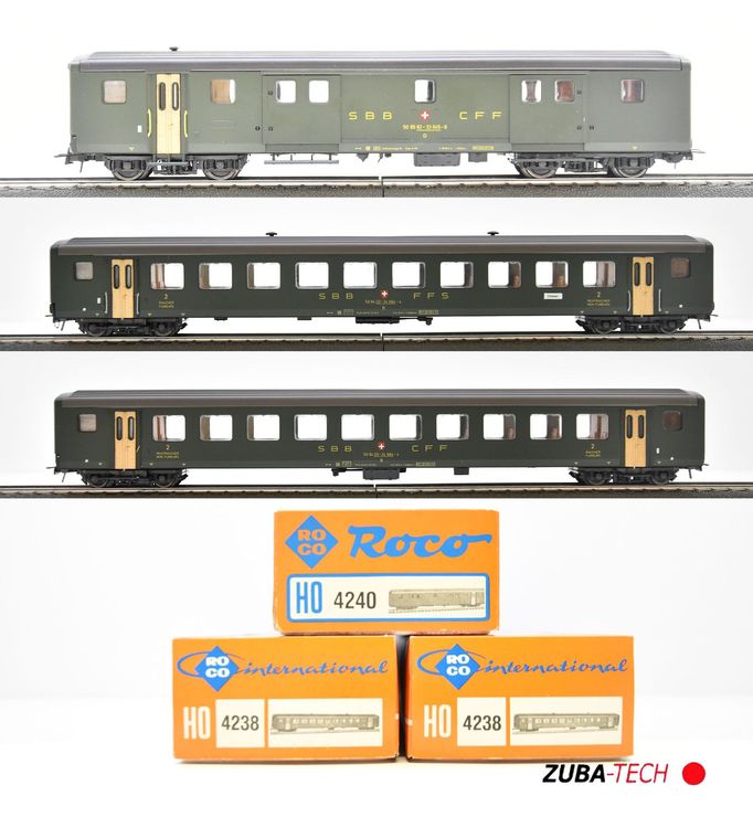 3x Roco EW II Personenwagen Der SBB H0 GS Mit OVP Kaufen Auf Ricardo