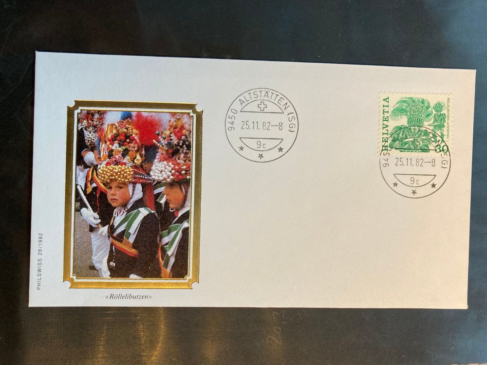 CH 1982 FDC 30Rp Röllelibutzen Ortsstempel Altstätten Kaufen auf Ricardo