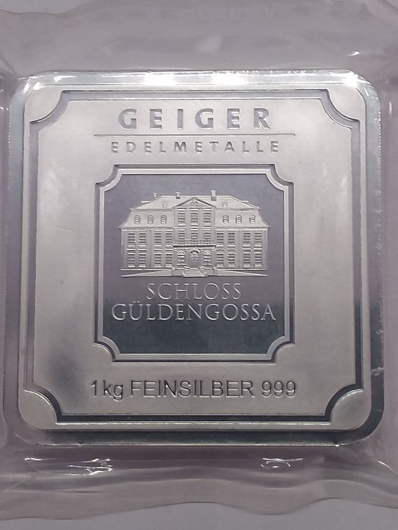 Silberbarren 1 Kg Geiger Güldengossa Kaufen auf Ricardo