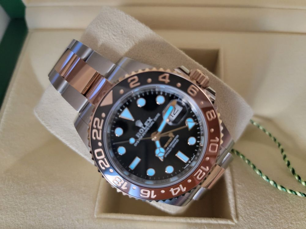 Rolex Gmt Master Chnr Neu Ungetragen Rootbeer Kaufen Auf Ricardo