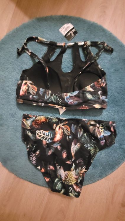 Neues Ulla Popken neckholder Bikini ungetragen Grösse 38 40 Kaufen