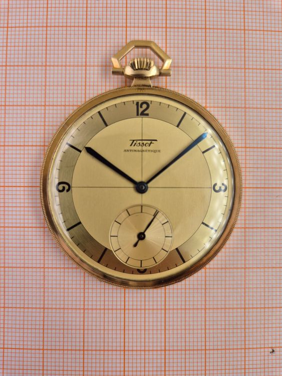 Tissot Antimagnetic Taschenuhr K Gold Sektor Dial Vintage Kaufen