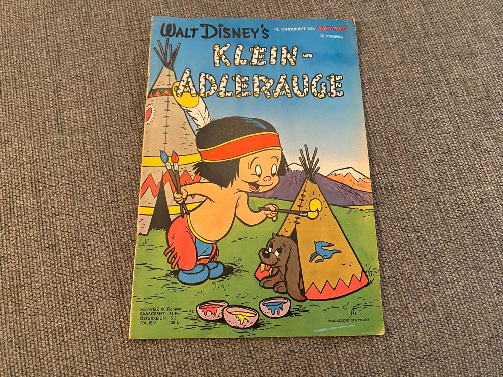 Micky Maus Sonderheft 1951 1955 Band 12 Klein Adlerauge Kaufen Auf