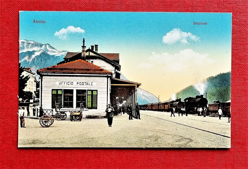 Airolo Bahnhof Stazione Gotthardbahn Dampflok Kaufen Auf Ricardo