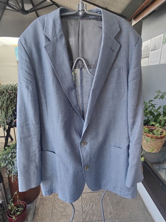 Blazer Homme 100 Lin En Bleu Clair ABRAMS PKZ 54 Kaufen Auf Ricardo