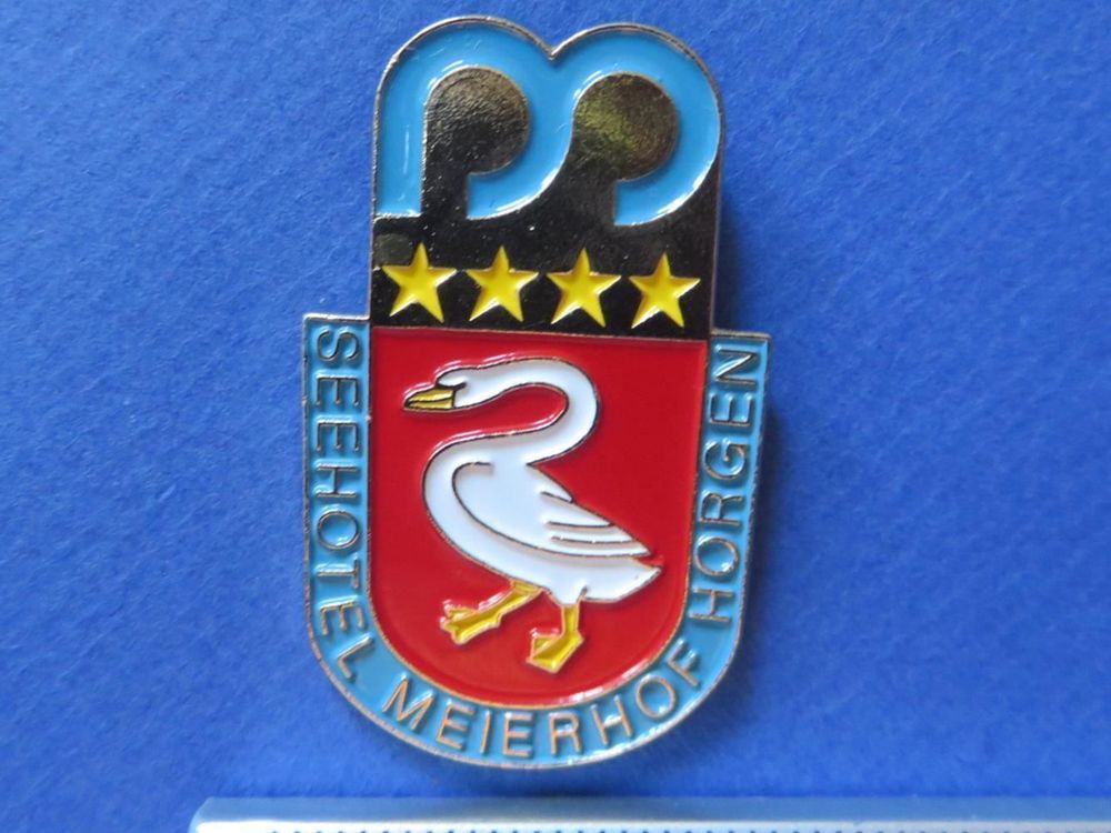 Pin Pin S See Hotel Meierhof Horgen Schwan Wappen Limitiert Kaufen