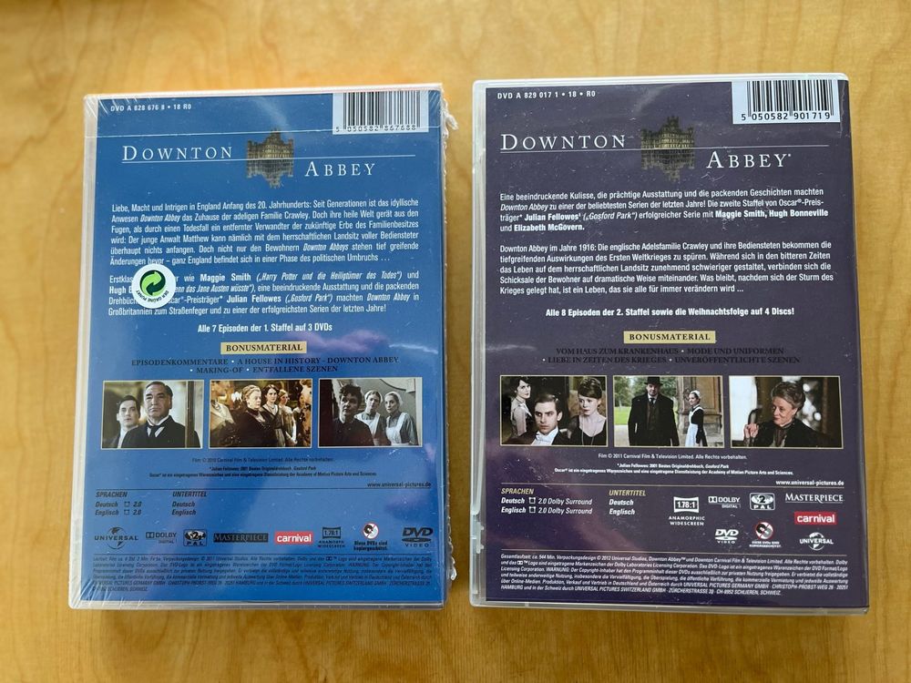 Downton Abbey Staffeln 1 Und 2 Kaufen Auf Ricardo