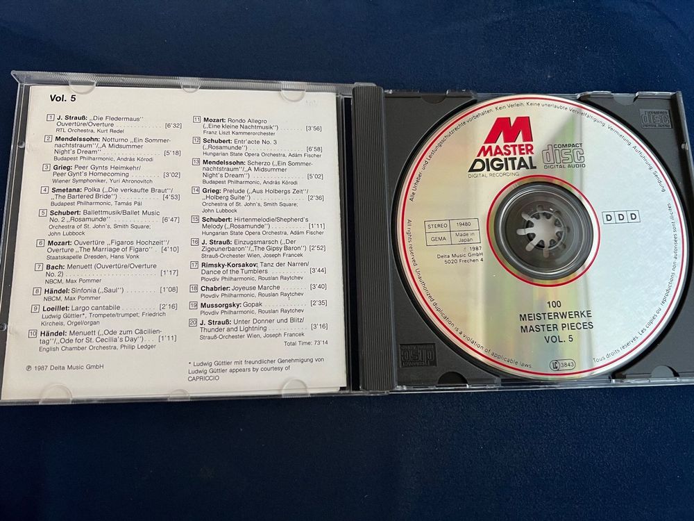 Cd Meisterwerke Der Klassischen Musik Vol Kaufen Auf Ricardo