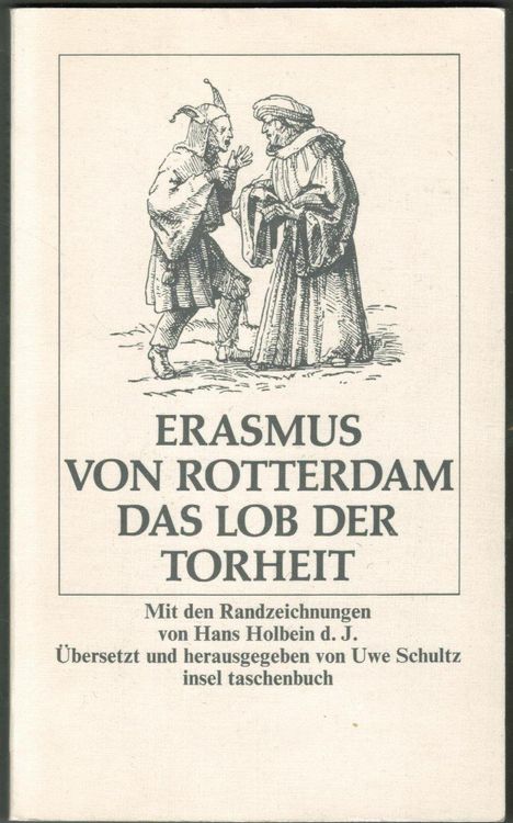 Erasmus Von Rotterdam Lob Der Torheit Kaufen Auf Ricardo