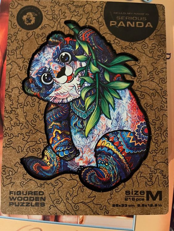 Unidragon Serious Panda Grösse M vollständig Puzzle Kaufen auf