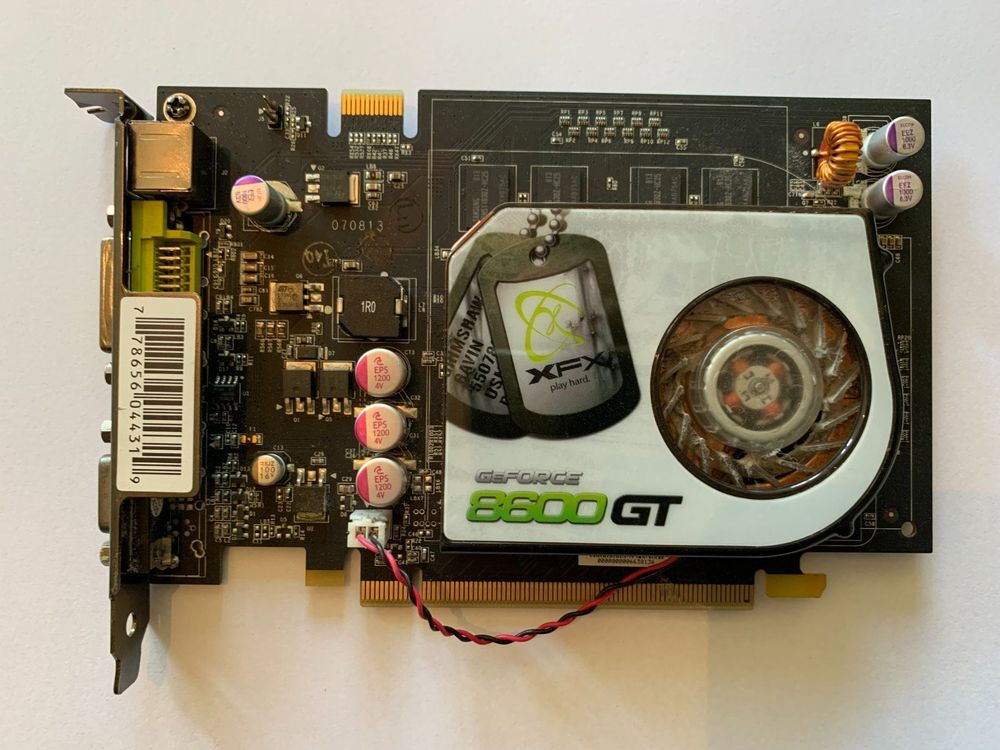 Grafik Nvidia GeForce 8600GT 512MB VGA S Video DVI PCI E Kaufen Auf