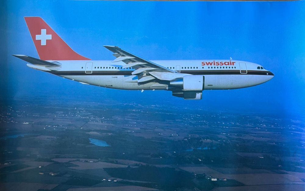 Swissair Poster Plakat Airbus A Kaufen Auf Ricardo