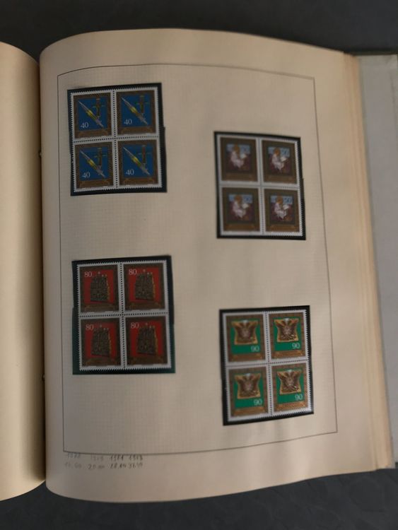 Album Mit Alten Marken Von Lichtenstein 4er Blocks Kaufen Auf Ricardo