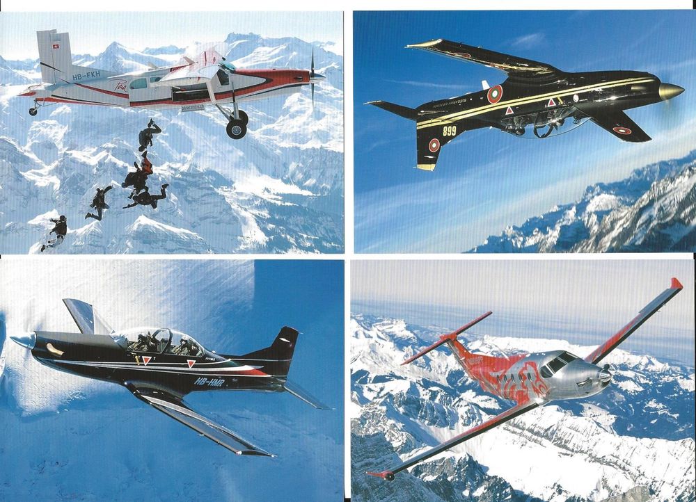 Flugzeug 5 AK Pilatus Flugzeug Flotte PC Kaufen Auf Ricardo