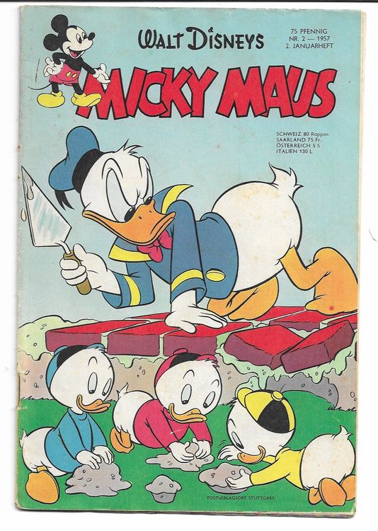 Micky Maus 1957 Heft 2 Walt Disney Carl Barks Donald Duck Kaufen Auf