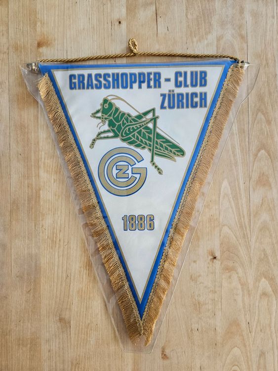 Wimpel Grasshopper Club Zürich 30 x 38 cm GCZ GC Kaufen auf Ricardo