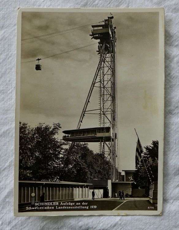 AK ZÜRICH Landi 1939 Schwebebahn Schindler Aufzüge Kaufen auf Ricardo