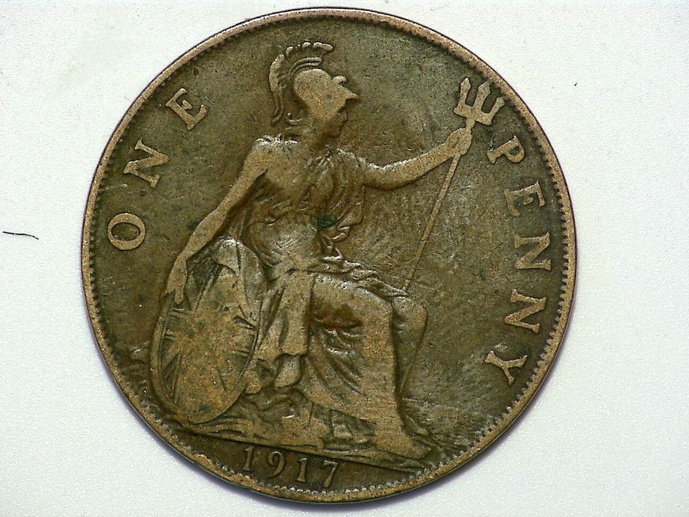 One Penny 1917 Münze George Kaufen auf Ricardo