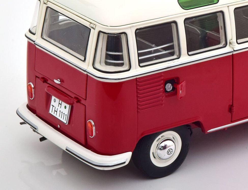 VW BUS T1B BULLI SAMBA ROT WEISS 1 18 SCHUCO Kaufen Auf Ricardo