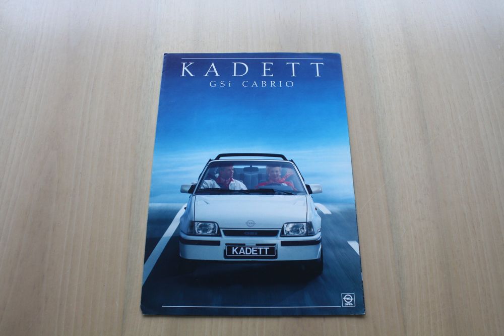 Opel Kadett Gsi Cabrio Prospekt Kaufen Auf Ricardo