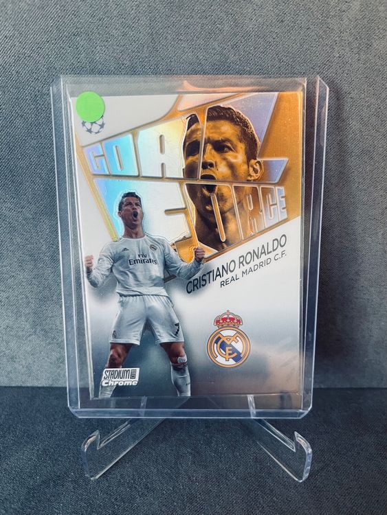 2022 23 Topps Stadium Chrome Cristiano Ronaldo Goal Force Kaufen Auf