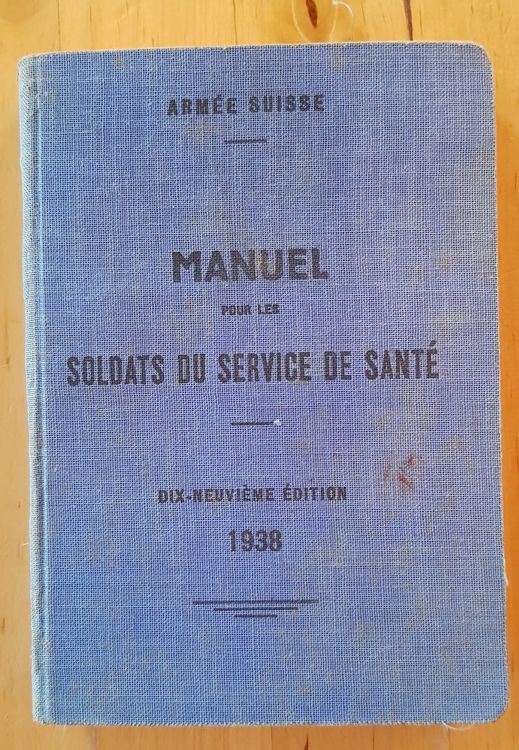 Manuel pour les soldats du service de santé armée suisse Kaufen auf