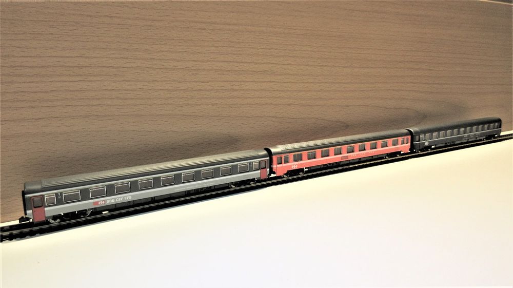 RARITÄT ARNOLD 0369 Wagen Set 3 tlg SBB neu mit OVP Kaufen auf