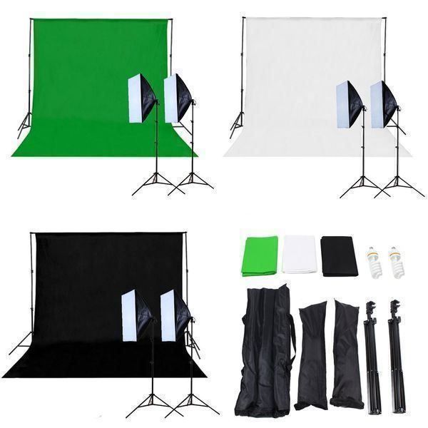 Fotostudio Set Foto Hintergrund Softbox Kaufen Auf Ricardo