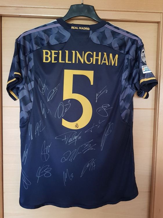 Jude Bellingham Real Madrid Away Trikot Team Signiert Kaufen Auf