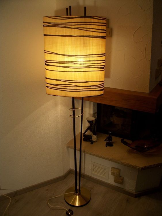 50er 60er Jahre Stehlampe Tütenlampe Vintage Mid Century Kaufen auf