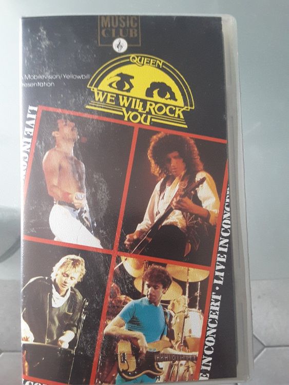 Queen We Will Rock You Live Vhs Kaufen Auf Ricardo