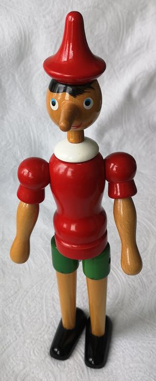 Pinocchio Figur aus Holz wie neu Höhe 32 cm Kaufen auf Ricardo