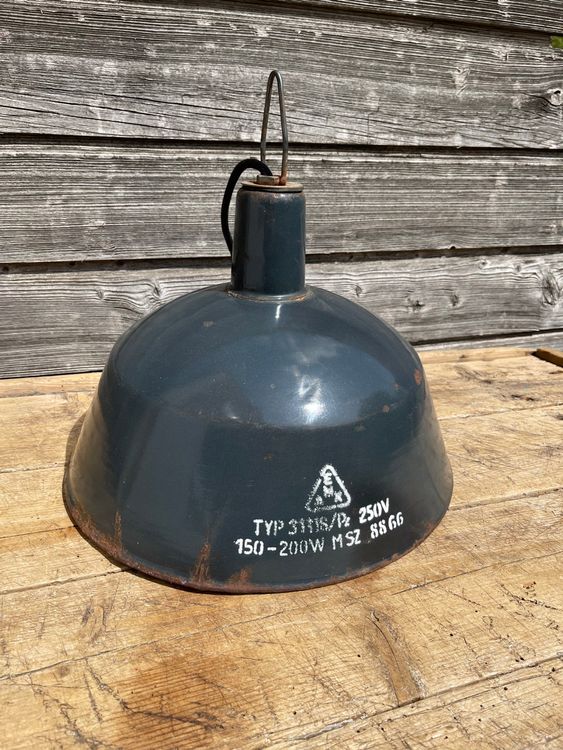 KE869 Vintage Industry Hänge Emaillelampe Antik Loft Lampe Kaufen auf